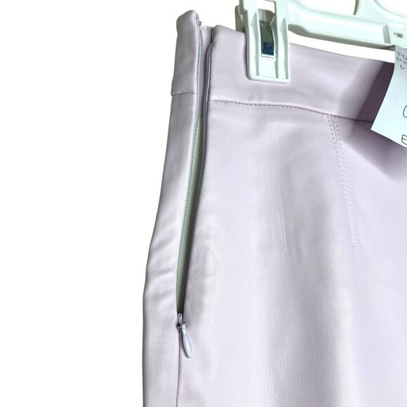 Susana Monaco Essential Faux Leather Pencil Skirt in Opal Small - Picture 10 of 16